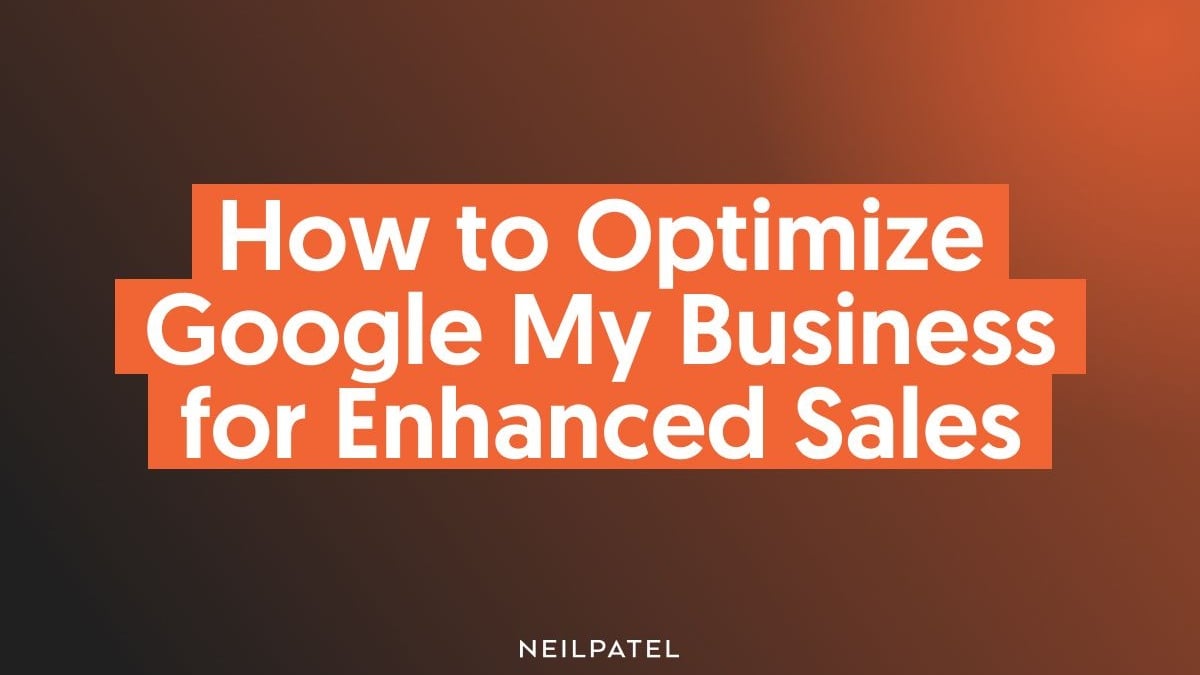 google my business optimization
