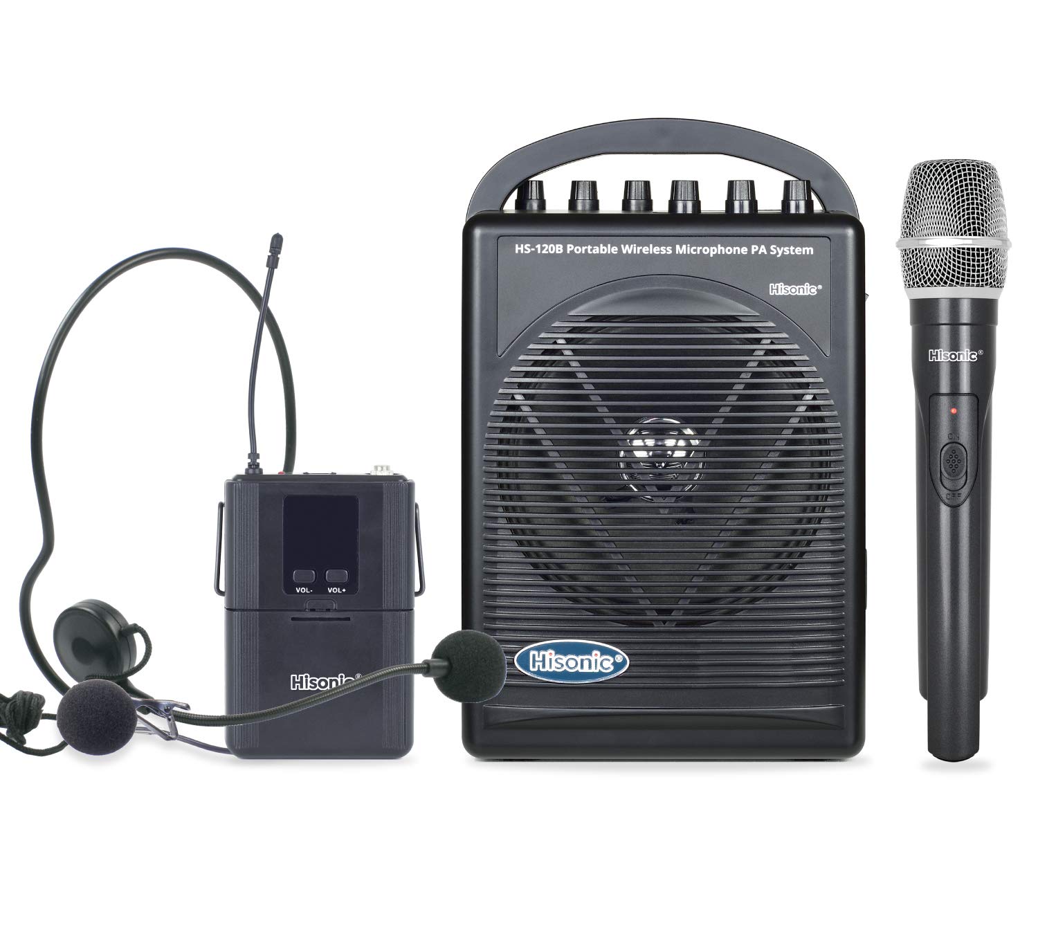 portable pa system with wireless mic
